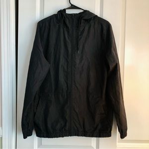 ZINE Black Lightweight Windbreaker